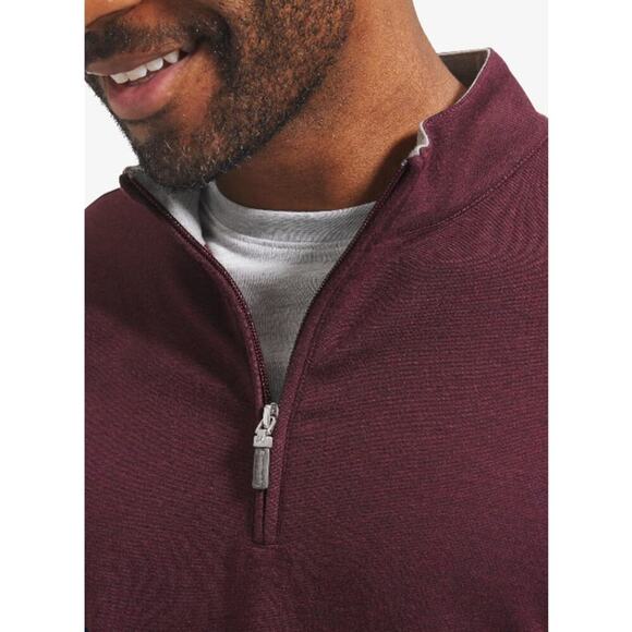 Mizzen+Main Burgundy Men's Sweater - Picture 2 of 8